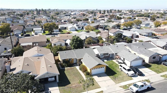 birds eye view of property featuring a residential view