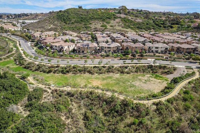 bird's eye view featuring a residential view