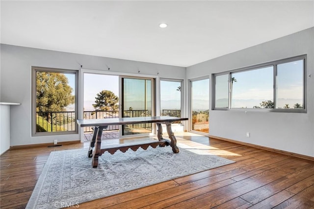 15470 Longbow, Sherman Oaks, CA 91403 - interior space with wood-type flooring, recessed lighting, baseboards, and visible vents