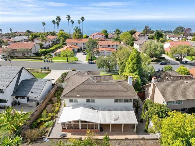 drone / aerial view featuring a residential view