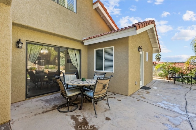 view of patio / terrace with outdoor dining area