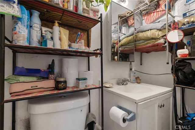 storage area featuring a sink