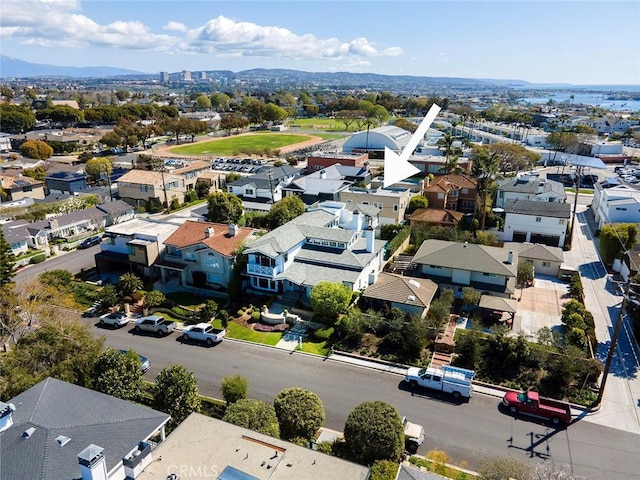 birds eye view of property featuring a residential view