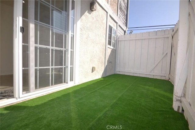 exterior space with fence