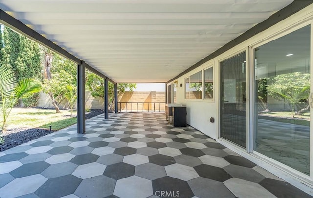 view of patio / terrace featuring a fenced backyard