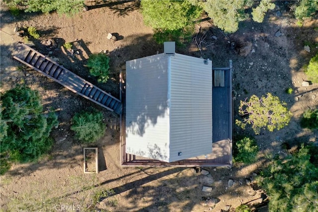 612 Rose Ln, Twin Peaks, CA 92391 - view from above of property