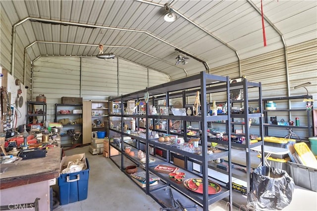 storage with a garage