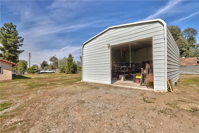 25602 Malaga Rd, Menifee, CA 92585 - view of detached garage