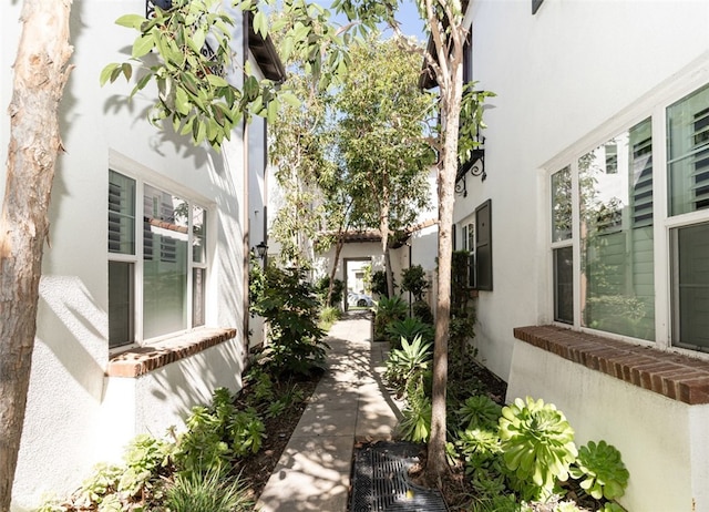 view of home's exterior featuring stucco siding