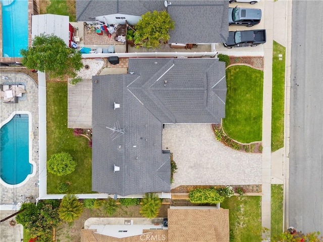 drone / aerial view