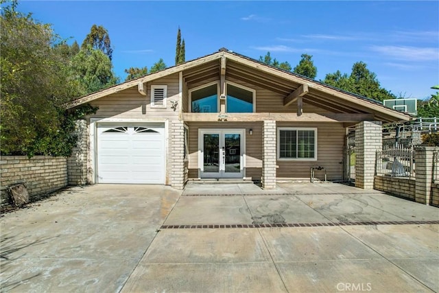 22517 Lazy Meadow Dr, Diamond Bar, CA 91765 - rear view of property with french doors and driveway