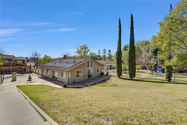 22517 Lazy Meadow Dr, Diamond Bar, CA 91765 - view of side of home with a patio and roof mounted solar panels