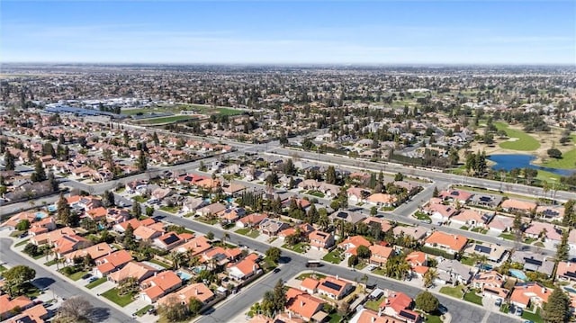 drone / aerial view featuring a residential view