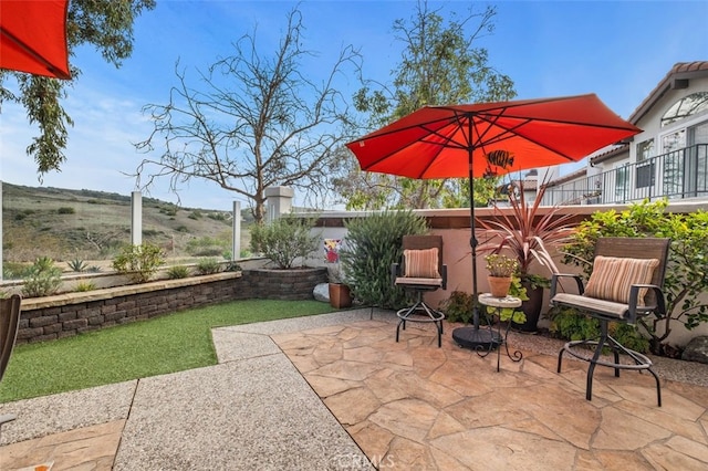 view of patio