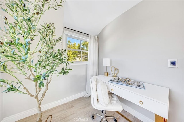 3024 Via Rivera, Palos Verdes Estates, CA 90274 - office space with lofted ceiling and light wood-type flooring