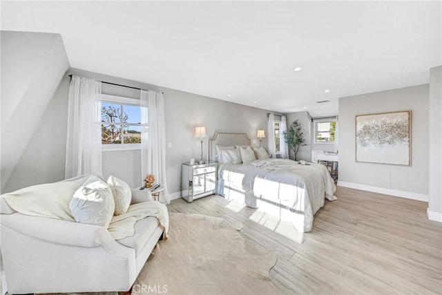 3024 Via Rivera, Palos Verdes Estates, CA 90274 - bedroom featuring light wood-style floors and recessed lighting