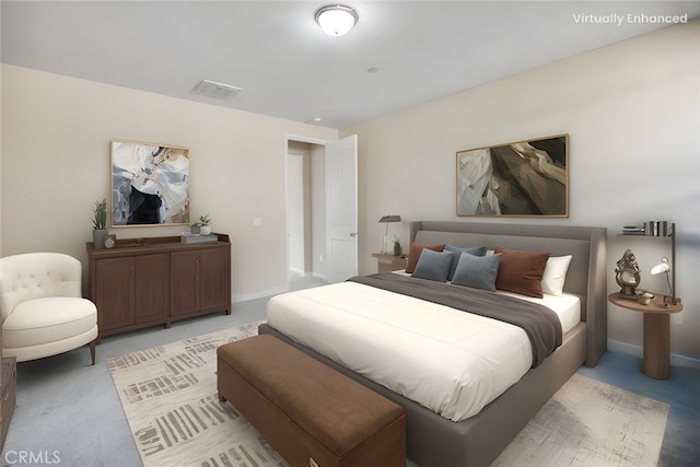 4907 Durant Way, Merced, CA 95348 - bedroom with light colored carpet, baseboards, and visible vents