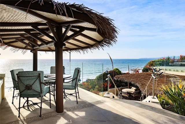 3824 Vista Blanca, San Clemente, CA 92672 - view of patio with a water view