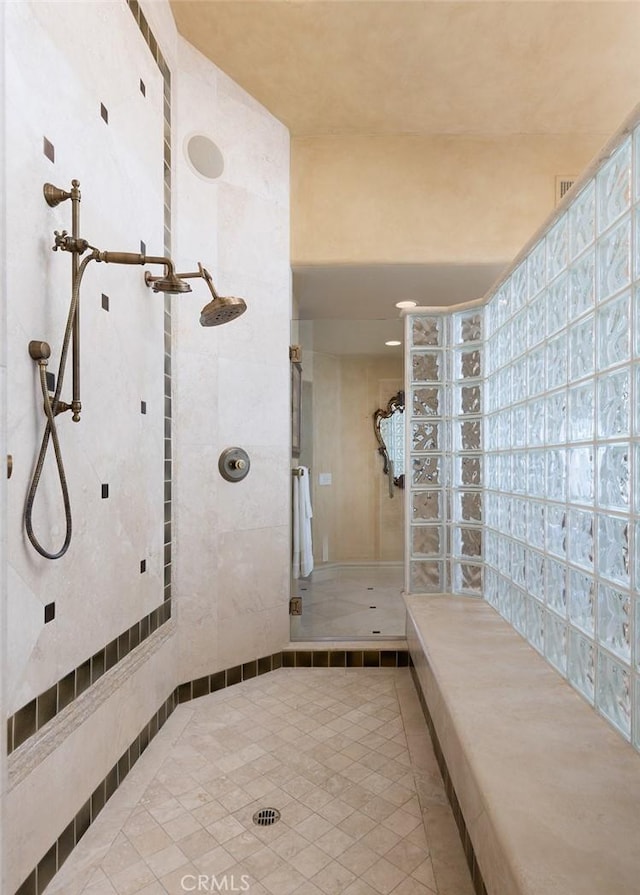 3824 Vista Blanca, San Clemente, CA 92672 - bathroom featuring tile patterned floors and tiled shower