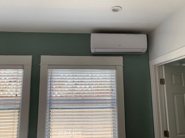 details with a wall mounted AC