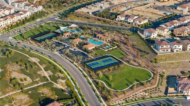 birds eye view of property featuring a residential view