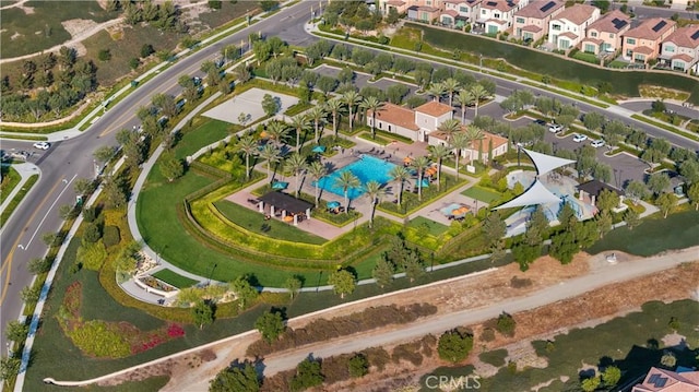 birds eye view of property featuring a residential view