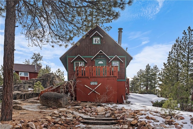 view of barn