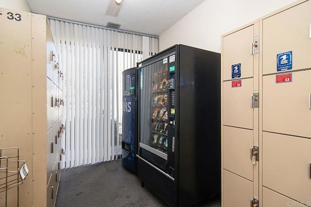 1885 Diamond St Unit 2-329, San Diego, CA 92109 - miscellaneous room with carpet floors and a textured ceiling