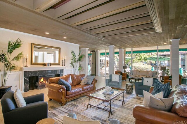 1885 Diamond St Unit 2-329, San Diego, CA 92109 - community lobby with floor to ceiling windows and recessed lighting