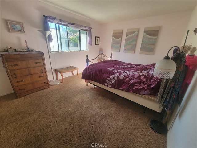 bedroom featuring carpet floors