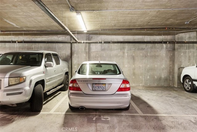 view of parking deck