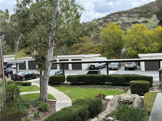 view of car parking