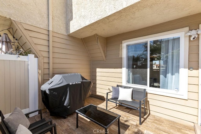 view of patio / terrace with grilling area