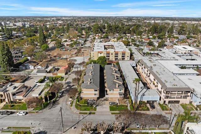 bird's eye view featuring a residential view