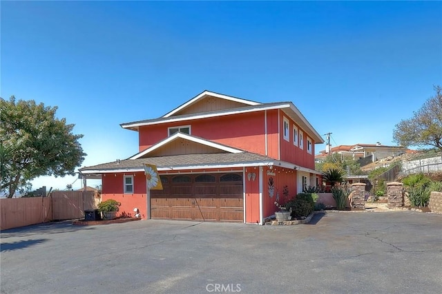 2056 Wonderview Dr, Vista, CA 92084 - view of front of home featuring asphalt driveway