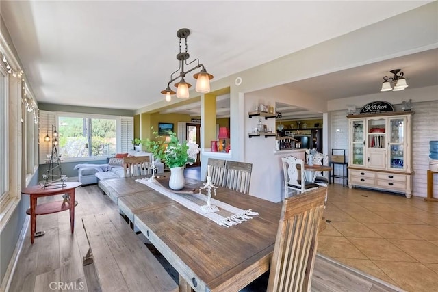 2056 Wonderview Dr, Vista, CA 92084 - dining area with light wood-style flooring