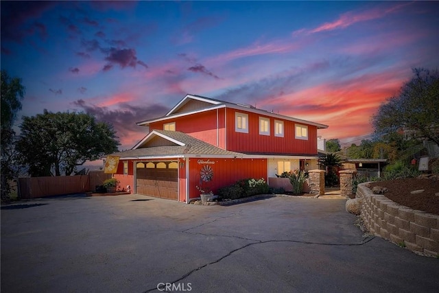 2056 Wonderview Dr, Vista, CA 92084 - traditional home featuring concrete driveway and an attached garage