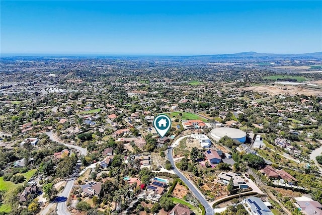 2056 Wonderview Dr, Vista, CA 92084 - aerial view of property and surrounding area
