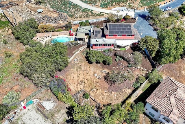 2056 Wonderview Dr, Vista, CA 92084 - aerial view of property and surrounding area with a pool area