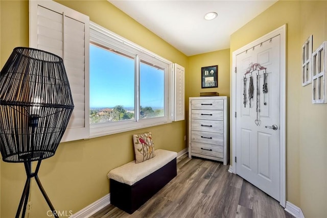 2056 Wonderview Dr, Vista, CA 92084 - entrance foyer featuring wood finished floors and recessed lighting