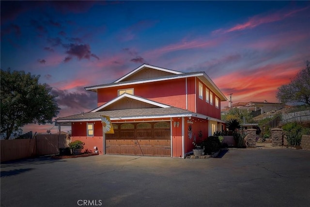 2056 Wonderview Dr, Vista, CA 92084 - view of front of property featuring concrete driveway and a garage
