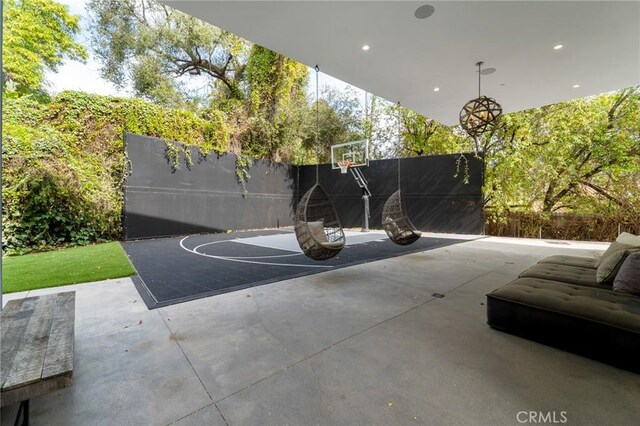 4653 Vanalden Ave, Tarzana, CA 91356 - view of basketball court with basketball hoop