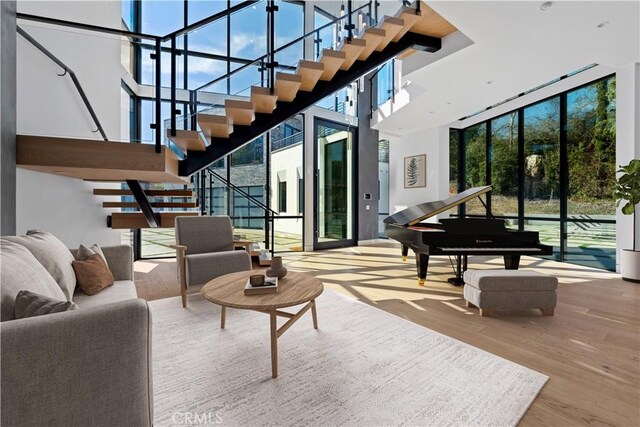 4653 Vanalden Ave, Tarzana, CA 91356 - community lobby featuring stairway and a high ceiling