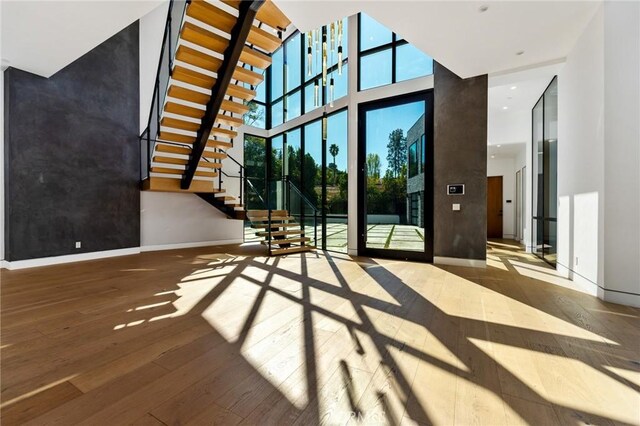 4653 Vanalden Ave, Tarzana, CA 91356 - community lobby featuring a high ceiling and stairway
