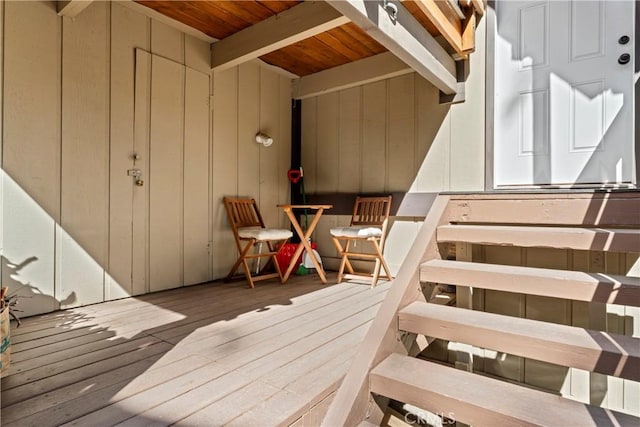 750 Zurich Dr, Lake Arrowhead, CA 92352 - view of wooden terrace