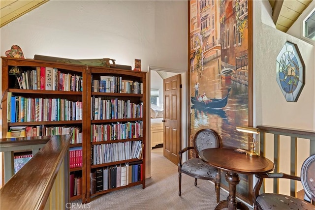 750 Zurich Dr, Lake Arrowhead, CA 92352 - sitting room featuring light carpet