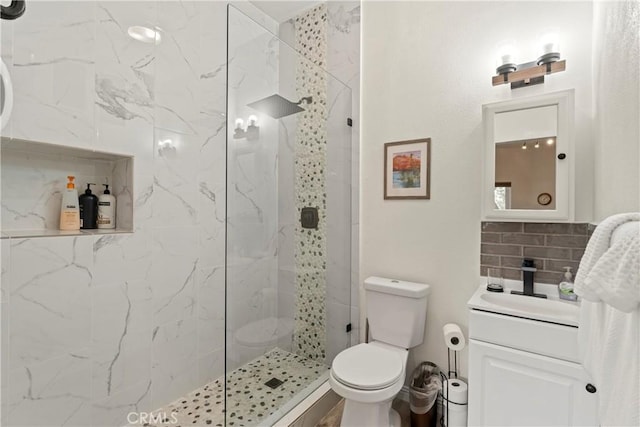 750 Zurich Dr, Lake Arrowhead, CA 92352 - bathroom with vanity and a marble finish shower