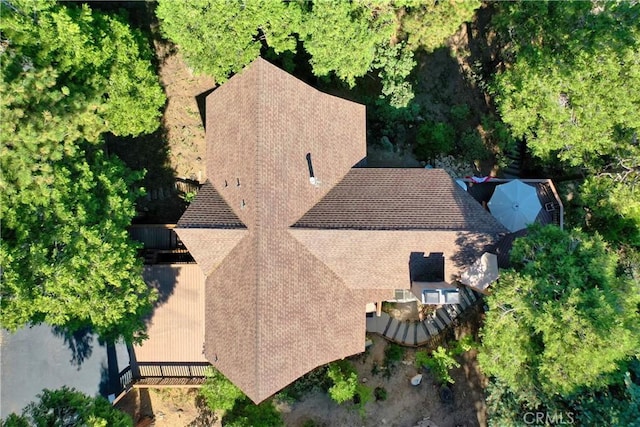 750 Zurich Dr, Lake Arrowhead, CA 92352 - aerial view of property and surrounding area