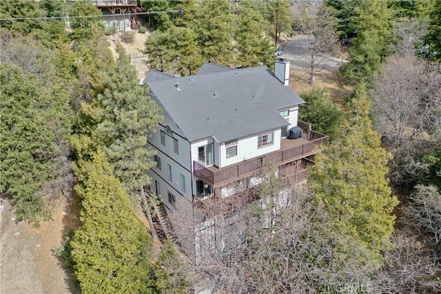 892 Breithorn Dr, Lake Arrowhead, CA 92352 - birds eye view of property