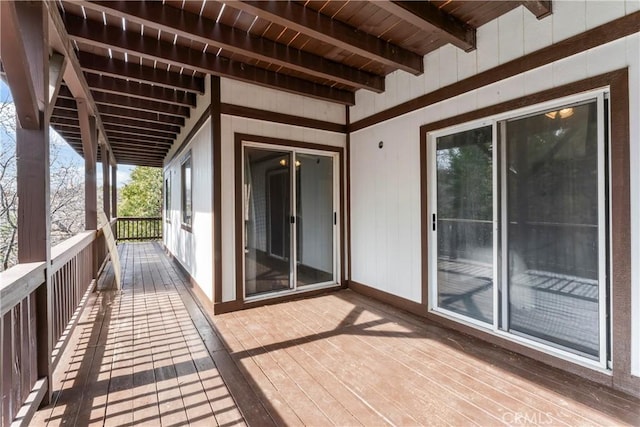 892 Breithorn Dr, Lake Arrowhead, CA 92352 - view of wooden terrace